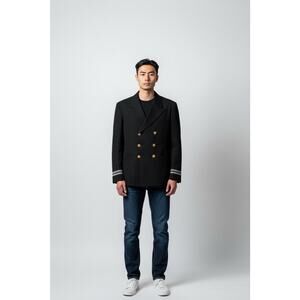 US Navy Officers Dress Blue Uniform Jacket With Lieutenant Rank